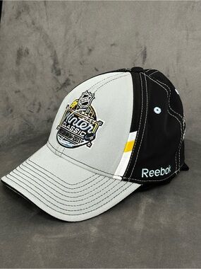 Reebok Black & Light Gray Winter Classic Cap with Yellow Accent